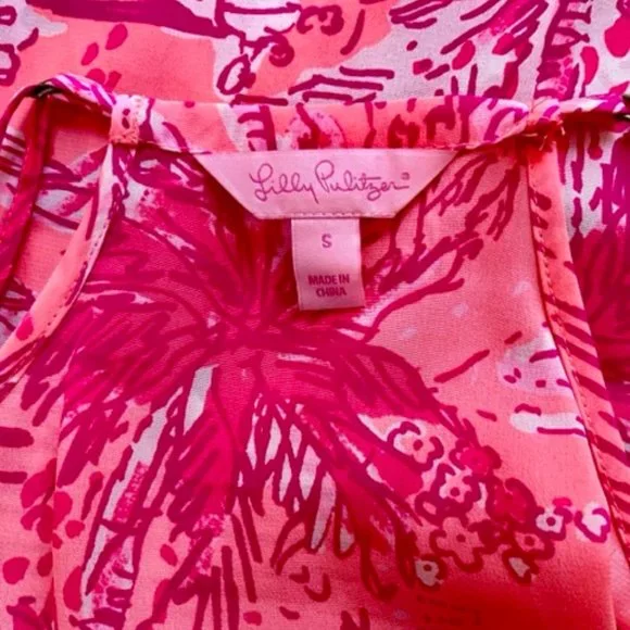 Lilly Pulitzer Silk Tank Top in Rule Breakers - Picture 2 of 7
